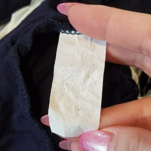 Bellamie Womens Plus Size Tunic Rop Striped Stretchy Loose Fit Sharkbite Size 1X - Picture 7 of 7